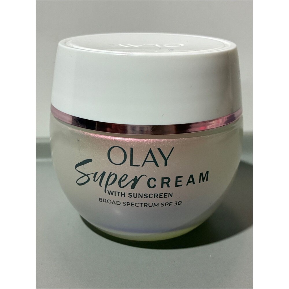 OLAY Super Cream with Sunscreen - SPF 30, New 1.7 OZ